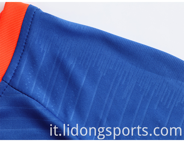2021 Uniforme da calcio da calcio sublimata personalizzata per maglietta calcistica